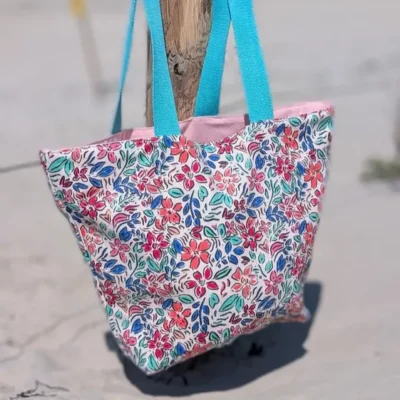 sac cabas douces fleurs